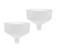 HOMOCONO Lot de 2 Entonnoirs Multifonctions en Plastique Grand Format, Entonnoirs à Vin et Huile, Ustensiles Cuisine pour Remplissage Précis, Adaptés aux Bouteilles à Petite Ouverture,