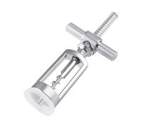 HOMOCONO Ouvre-bouteille Manuel à Vis en Spirale pour Vin Rouge, Acier Inoxydable Argenté, Outil Multifonction pour Ouvrir Bouteilles de Vin, pour Maison, Bar et Sorties en Plein Air, Lot
