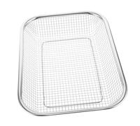 HOMOCONO Panier à Couvert Métallique pour Lave-vaisselle en Acier Inoxydable, Panier à Vaisselle Multifonction, Fond Plat, Capacité Moyenne, Rangement la Cuisine Pratique, Accessoire