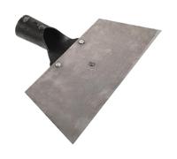 HOMOCONO Pelle Multifonctionnelle en Acier Manganèse pour Nettoyage Agricole, Grattoir pour Déchets Animaux, pour Jardin et Ferme, Tête de Pelle Plate Argenté