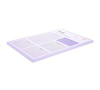 HOMOCONO Planificateur Journalier en Papier Non Daté pour Étudiants et Enseignants Espace D'écriture Ample, pour Organiser Tâches Quotidiennes au Travail