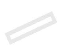 HOMOCONO Pochoir Blanc Pliable en Silicone pour Ligne de Stationnement Facile à Nettoyer, Conçu pour Marquage Routier sur Terrains Sportifs et Entrepôts
