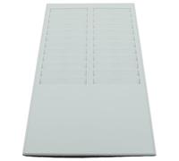 HOMOCONO Porte-cartes en Plastique pour Bureau et Entrepôt, Support Mural Simple à Installer, Design Élégant et Gain de Place pour Cartes de Présence