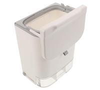HOMOCONO Poubelle Murale Cuisine avec Couvercle en Plastique 7l | Installation Facile sous Meuble, Mécanisme Silencieux, Rangement Intégré 2l, Usage la Cuisine ou Salle de Bain