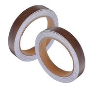 HOMOCONO Ruban Adhésif pour Chants de Meubles en Pvc, Bande de Protection pour Bords de Bois, Forte Adhérence, 2 Rouleaux pour Rénovation DIY la Maison