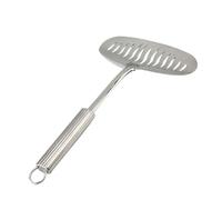 HOMOCONO Spatule à Steak Multifonction Pelle à Poisson Résistante Chaleur en Acier Inoxydable 430, Large et Épaisse Ustensile Cuisine Pratique pour Cuisson et Retournement