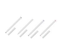 HOMOCONO Stylo Marqueur de Peau Confortable et Pratique Blanc 4 Pcs en Plastique pour Tatouages et Perçage pour Salon de Tatouage et Débutants