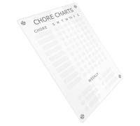 HOMOCONO Tableau Blanc Magnétique en Acrylique Effaçable à Sec Portable pour Réfrigérateur Surface Lisse pour Organisation et Planning Quotidien