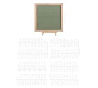 HOMOCONO Tableau de Lettres en Bois Carré avec Support Stable, Design Simple et Élégant, Maison