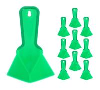 HOMOCONO Truelle d'angle intérieur Plastique Vert 10 pièces Outil efficace pour travail de cloisons sèches en rénovation et façonnage béton