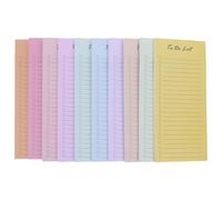 Homoyoyo 10 Pièces Carnet de Listes de Contrôle Mignon 50 Pages | Notes Autocollantes Repositionnables et Réutilisables, Adhésif Fort, pour Tâches Quotidiennes et Agenda