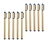 Homoyoyo 10 Pièces Stylo Gel Pratique pour Papier, Écriture Créative | Noir et Bleu, pour Journaling et Marquage, Style Simple, Fournitures Scolaires