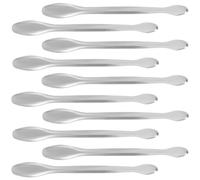 Homoyoyo 10pièces Lot de Cuillères de Laboratoire Acier Inoxydable Double Tête Ustensiles de Mesure pour Expériences et Échantillonnage Doseurs Pratiques pour Chimie et Recherche