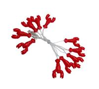 Homoyoyo 1Pièce Guirlande Lumineuse Décorative LED Forme de Homard pour Noël Mètres Lumières Clignotantes avec Télécommande Fêtes et Décoration Intérieure Extérieure