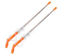 Homoyoyo 2 Pièces Accessoire Pulvérisateur de Jardin Électrique en Acier Inoxydable Perche Télescopique Longue Portée Compatible pour Arrosage et Nettoyage