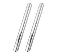 Homoyoyo 2 Pièces Argenté Grattoir à Miettes de Table en Acier Inoxydable | Opération D’une Main, Clip Fixe, Surface Lisse et Design Sobre, pour Comptoirs de Café et Usage Domestique