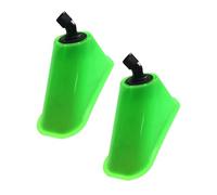 Homoyoyo 2 Pièces Couvercle Vert, Forme Corne et Éventail, Facile à Installer Coupe-Vent en Plastique pour Pulvérisateur L'arrosage de Jardin
