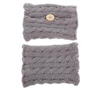 Homoyoyo 2 Pièces Manchon de Tasse à Café en Laine Tricotée, Anti-brûlure | Gobelets en Verre ou Papier, Look Cosy Décoratif, Doux au Toucher, Bureau et Extérieur