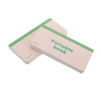 Homoyoyo 2 Pièces Planificateur Portable Hebdomadaire Beige en Papier, Bloc-notes de Poche pour Prise de Notes, pour Étudiants et Enseignants, Rentrée Scolaire