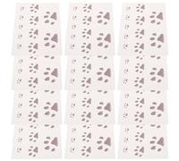 Homoyoyo 20 Pièces Tatouages Temporaires Pattes de Chat Thermochromiques Noirs pour Corps et Bras, Impression Transfert D'eau, Sensibles la Chaleur, Confortables, pour Usage Quotidien