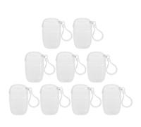 Homoyoyo 27 Pièces Set de Bouteilles Rechargeables de Voyage Flacons Vides avec Bouchon à Clapet et Porte-clés Distributeurs Étanches pour Shampooing Lotion et Gel Compact et Facile à