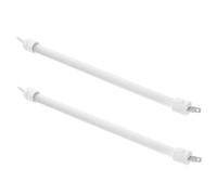 Homoyoyo 2pcs Résistance Quartz Infrarouge de Remplacement pour Tube Chauffage Électrique, Chauffage Uniforme, Compatible Intérieur et Extérieur, Céramique Blanc