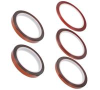Homoyoyo 5rouleaux Ruban Adhésif Isolant Thermique Haute Température Presse Chaud Résistant Chaleur Adhésif Fort sans Résidu pour Sublimation et Circuits Électroniques
