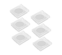 Homoyoyo 6pièces Cache-interrupteur Transparent Lot De Protection Pour Bouton-poussoir Et Boîtier Arrêt Couvercle Interrupteur Mural Cache-bouton