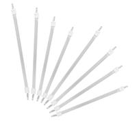 Homoyoyo 8 Pièces Tube Chauffant en Quartz de Remplacement pour Radiateur D'appoint, Élément Chauffant Tubulaire Électrique Blanc en Quartz et Céramique, Installation Facile et Chauffage