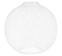 Homoyoyo Abat-jour Décoratif en Fer Blanc Forme Globe Maille Ajourée Léger et Compact pour Lampe Intérieur Maison