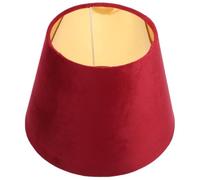 Homoyoyo Abat Jour Rouge en Tissu Doublé, Abat-jour pour Chambre à Coucher, Compatible E27, Léger et Compact, pour Lampe Murale ou Lampadaire