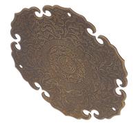 Homoyoyo Applique Motifs Classiques Raffinés pour Meubles et Armoires Vintage en Cuivre Décoration Élégante en Métal Or pour Décoration Intérieure Maison