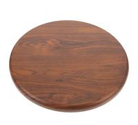 Homoyoyo Assise de Tabouret Rond en Bois Massif 28,5 cm - Siège de Remplacement Brun pour Tabouret de Bar, Chaise de Cuisine et Atelier - Plateau en Bois Naturel Épais et Stable (11,2 Pouces)