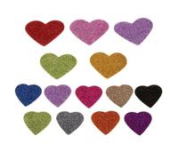 Homoyoyo Autocollants Lot de 45 Pièces en Mousse Eva 45 de Cœur Scintillant Décoration Murale Couleur Aléatoire pour Garçon et Filles pour Salle de Classe Maternelle