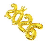 Homoyoyo Ballons Chiffres Géants 2026 en Aluminium Doré Décoration pour Fête de Remise de Diplômes Nouvel An et Anniversaire Accessoires Photomaton Ballon Numérique pour Événement