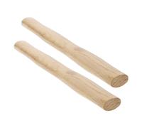 Homoyoyo Bois Manche de Marteau de Remplacement 2 Pièces | Poignée de Rechange Polyvalente, Compatible Plusieurs Outils, Finition Bois, Prise Confortable