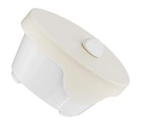 Homoyoyo Bol Vapeur en Céramique Blanc Multifonction pour Cuiseur de Riz Panier Vapeur en Silicone D'éventail, Cuisine et Cuisson de Dumplings