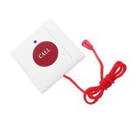 Homoyoyo Bouton D'alarme D'urgence à Double Bouton avec Cordon pour Personnes Âgées et Handicapées, en Plastique Blanc, Conçu pour Maisons et Hôpitaux avec Fonction D'alerte Soignants