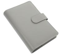 Homoyoyo Couverture de Cahier A6 en Cuir Pu Rangement Stylo, Protège Carnet de Notes Spirale, pour L'école Bureau, Design Compact et Solide