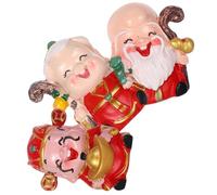 Homoyoyo Décoration Gâteau Anniversaire 3pcs en Résine pour Fête d'anniversaire des Aînés, Ornement Miniature Sûr et Résistant