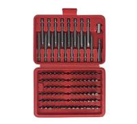 Homoyoyo Ensemble D'embouts de Tournevis Durabilité Élevée en Métal Rouge 98pcs et Rangement Facile Boîte Soufflée, Manchon et Tige de Connexion
