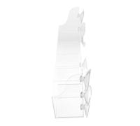 Homoyoyo Étagère à Ventouses Organisatrice Pour Réfrigérateur Support Acrylique Transparent Pour Boissons Et Œufs Séparateur Étagères Pratique