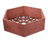 Homoyoyo Étagère Murale Flottante Hexagonale Support Mural de Style Nordique en Bois Naturel Forme Géométrique Originale Rangement pour Chambre D'garçon et Filles et Salle de Jeux