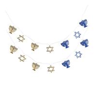 Homoyoyo Guirlande Lumineuse de Hanoukkah, Étoile à 9 Branches, Décoration Lumineuse à Piles pour Salon ou Chambre d’Enfants, 2 Piles AA
