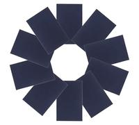 Homoyoyo Kit de Fournitures de Reliure 10 Feuilles de Papier Cartonné Bleu Marine Texturé Sable, Coins Carrés, Finition Légèrement Poncée pour Scrapbooking et Invitations