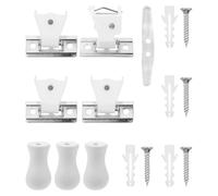 Homoyoyo Kit de Verrou de Poulie pour Stores, Contrôleur de Poulie à Persiennes, Plastique et Métal, Accessoires Essentiels pour Store Enrouleur, Installation Facile, pour Buanderie