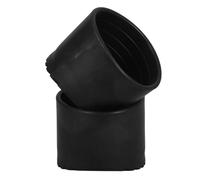 Homoyoyo Lot De 2 Embouts Pour Pied D'Échelle Télescopique Coussinets De Protection Antidérapants En Caoutchouc Ajustement Pour Pieds Ronds Remplacement Facile 64 Mm
