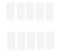 Homoyoyo Lot de 26 Boîtes Transparentes en Pvc 5x5x15 Cm, Coffrets D'emballage Plastique Multifonction pour Dragées, Friandises, Pâtisseries - Boîte de Rangement Légère et Compacte