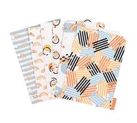 Homoyoyo Marque-Pages à Feuilles Mobiles et Intercalaires pour Classeur Format A5 6 Séparateurs Colorés pour Tri de Dossiers et Cahiers