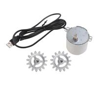Homoyoyo Moteur Électrique Compact en Acier Carbone pour Rôtissoire de Barbecue, Rotation Uniforme des Viandes, pour Fêtes BBQ, Puissance Moyenne, 1 Set D'accessoires